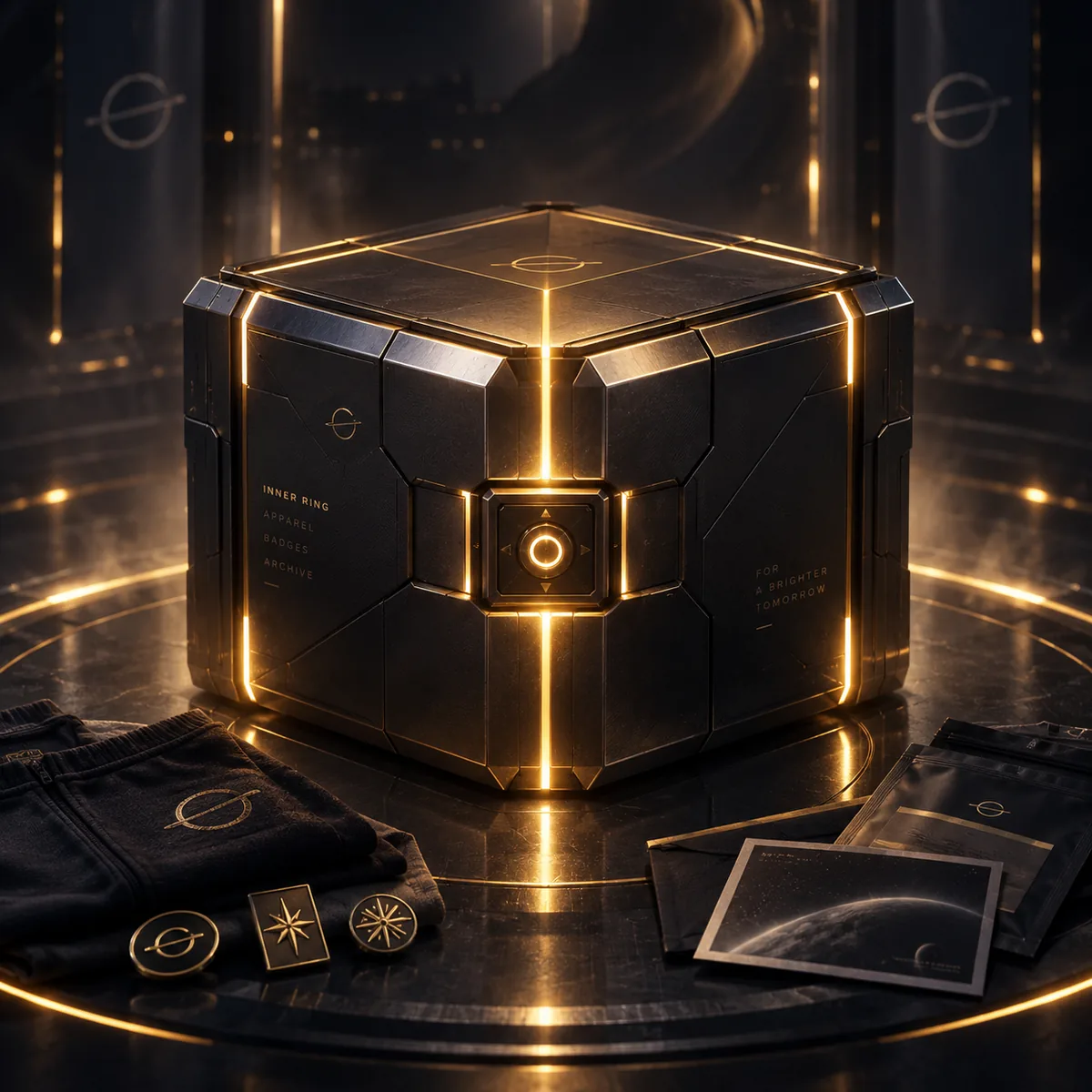 Inner Ring Merchandise Crate display