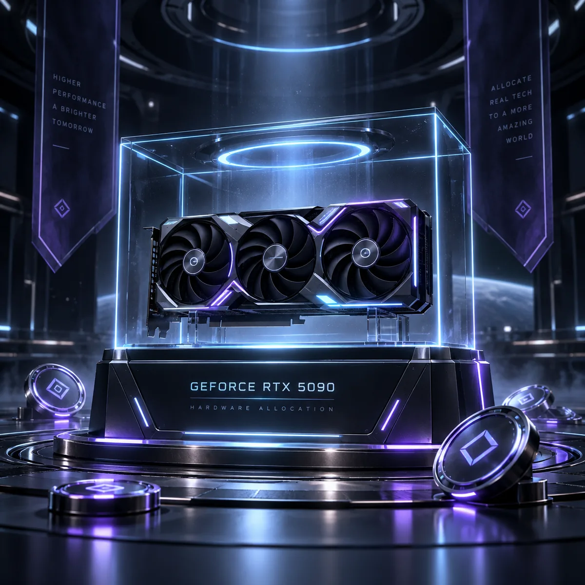 GeForce RTX 5090 Hardware Allocation display
